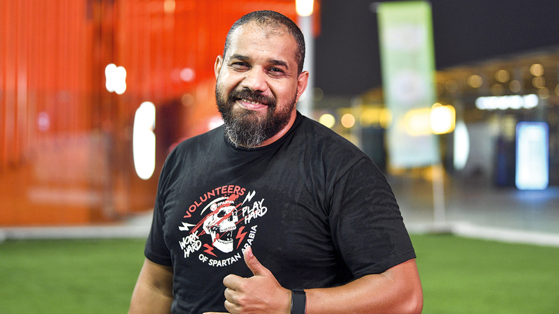 محمد إبراهيم.. شارك في اليوغا.