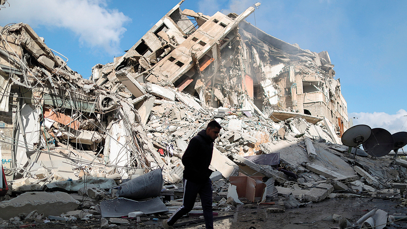 قطاع غزة تعرّض لهجوم عنيف هذا العام.   أرشيفية