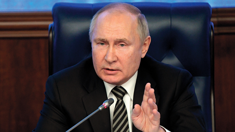 ليس بإمكان الغرب الثقة ببوتين.  أ.ب