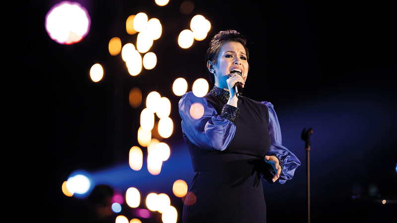 ليا سالونغا:«شكراً للجميع في (إكسبو 2020 دبي).. شكراً للجمهور لوجوده هنا وقضاء يوم عيد الميلاد معنا».