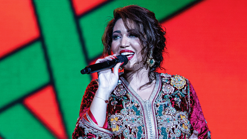 أسماء المنور: «سعيدة بالغناء في (إكسبو دبي)، وأشكر دولة الإمارات على حسن تنظيم هذا الحدث العالمي».