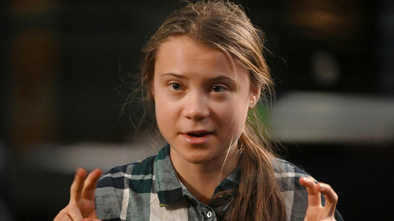 الناشطة البيئية السويدية غريتا تونبرغ  انتقدت &laquo;مهرجان الغسل الأخضر&raquo;. 		 أرشيفية