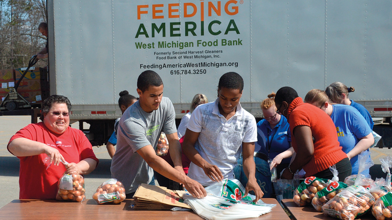 &laquo;فيدنغ أميركا&raquo; من المؤسسات الرائدة في مجال بنوك الطعام.   أرشيفية