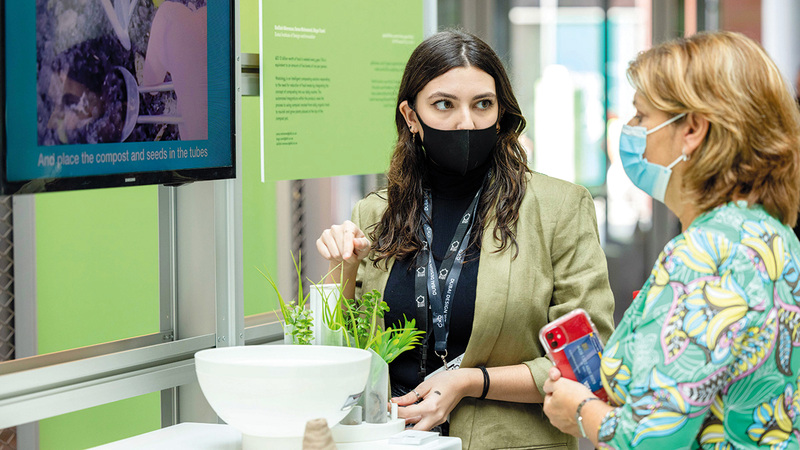 المشروع فاز في ورشة عمل نظمتها «إني» بعنوان «تجديد المستقبل»، في إطار مشاركتها بـ«إكسبو 2020».   من المصدر