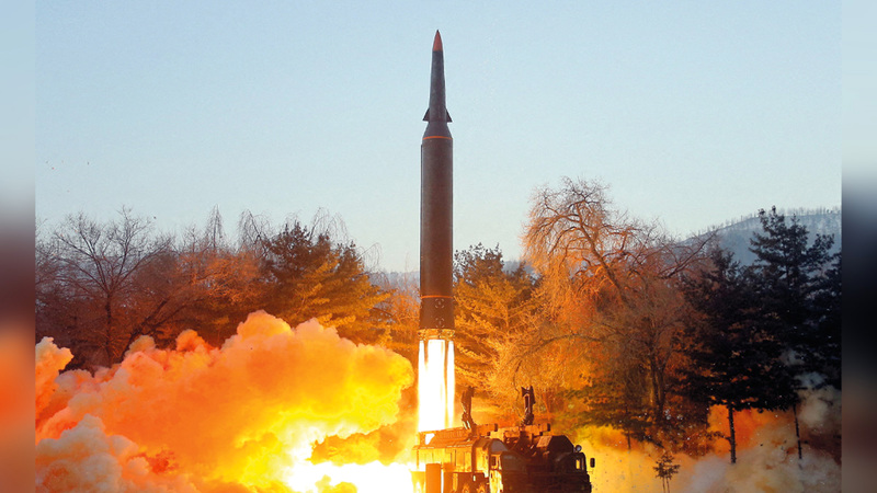 تجربة صاروخ كوريا الشمالية الأسرع من الصوت الأربعاء الماضي.   أرشيفية