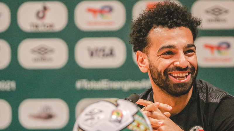 محمد صلاح مرشح فوق العادة للفوز بجائزة «ذا بيست» أفضل لاعب في العالم.   أ.ف.ب
