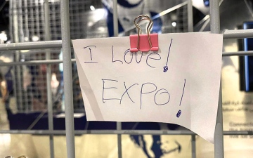 الصورة: I LOVE EXPO تزيّن «جدار الذكريات»