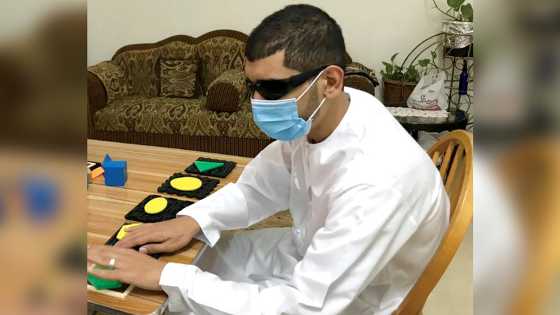 المشروع يسهم في تحديد الاحتياجات اللازمة لدى المكفوفين. من المصدر