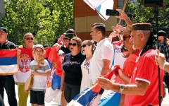الصورة: الحكومة الأسترالية أرادت التكسب السياسي من إلغاء تأشيرة لاعب التنس الصربي ديوكوفيتش