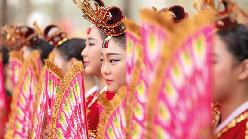 احتفالات اليوم الوطني الكوري في «إكسبو 2020» شهدت فقرات متنوّعة.   من المصدر