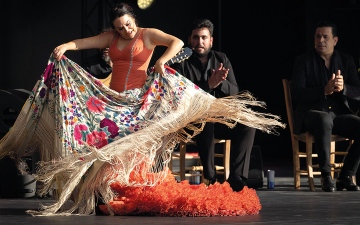 الصورة: أشهر راقصة «فلامنكو» في العالم.. تخطو بسحر غجري في «إكسبو»