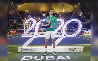 الصورة: ديوكوفيتش و8 من أفضل 20 لاعباً في العالم يشاركون في «تنس دبي»