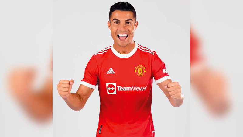 رونالدو يخضع إلى معسكر تدريبي مع فريقه مانشستر يونايتد في دبي.   أرشيفية