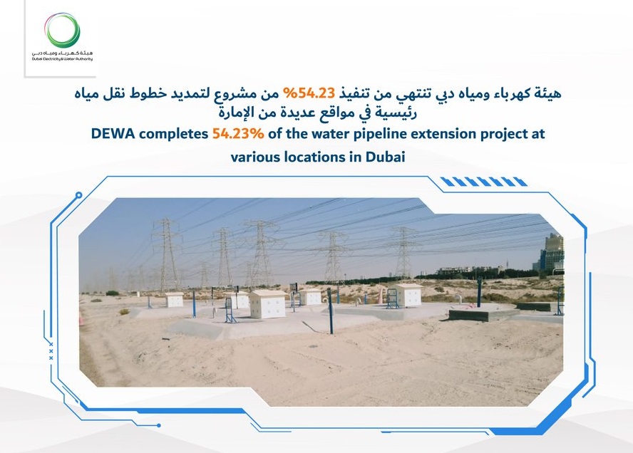 Dubai Electricity and Water Authority has completed the implementation