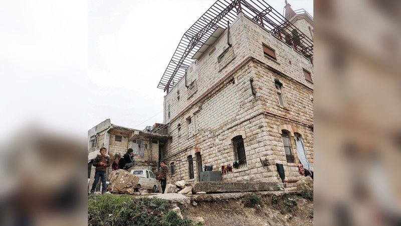 كنيسة مهجورة في محافظة إدلب.   من المصدر