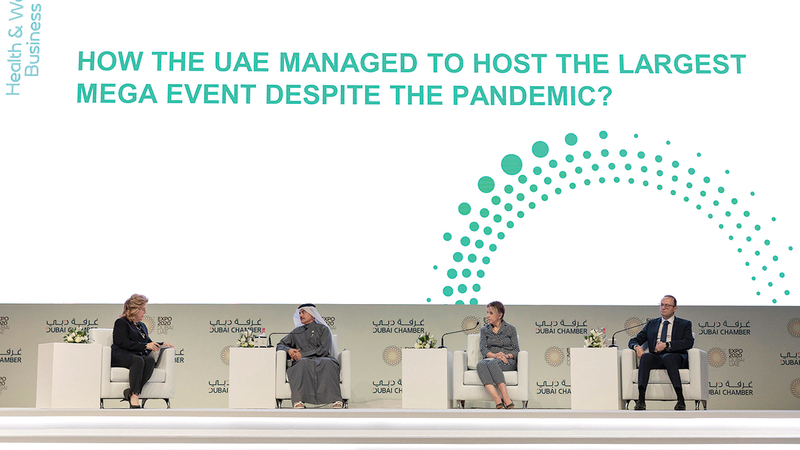 المشاركون أجمعوا على أن دولة الإمارات مثال يُحتذى في التعامل مع أزمة «كوفيد- 19».   من المصدر