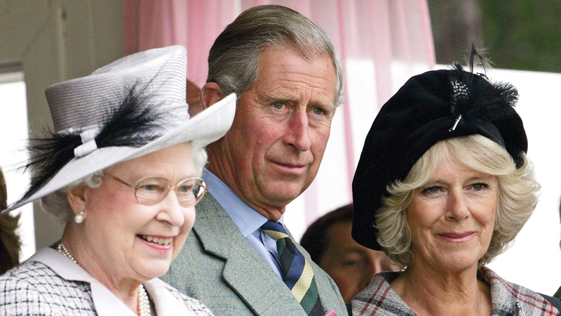 الملكة إليزابيث لم تتقبل وجود كاميلا في البداية.   أرشيفية