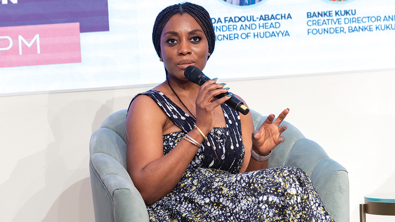 فونك أديبوجو: «ابتكرنا نسيجاً جديداً تماماً، من شأنه أن يجعل الأقمشة الإفريقية غير تقليدية، وقادرة على مخاطبة جيل الشباب».