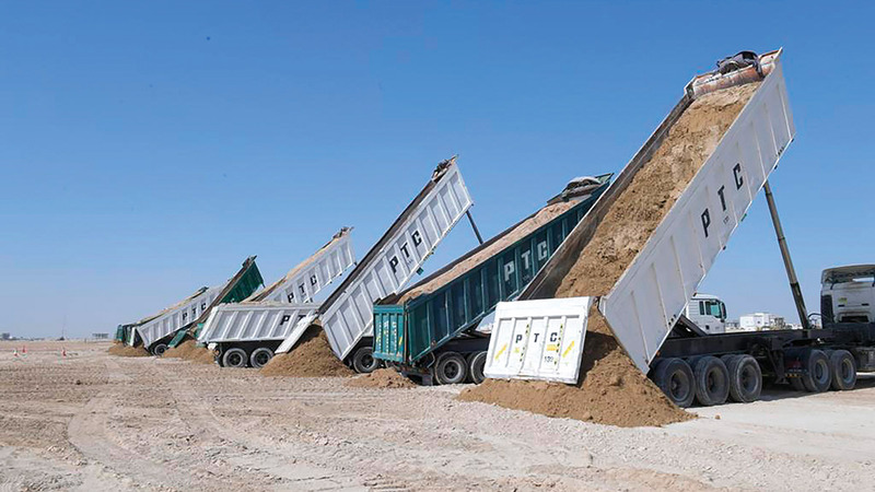 أراضي منطقتي مشرف ووادي الشبك مهيّأة للبناء.   من المصدر