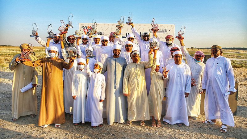 خلال تتويج الحاصلين على المراكز الأولى في الأشواط النهائية.   من المصدر