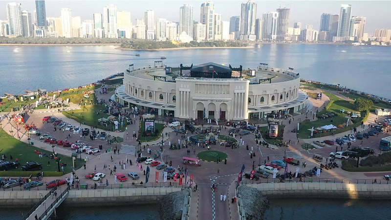 أبواب «مهرجان الشارقة للسيارات» تفتتح مجاناً يومي 26 و27 فبراير الجاري.   من المصدر