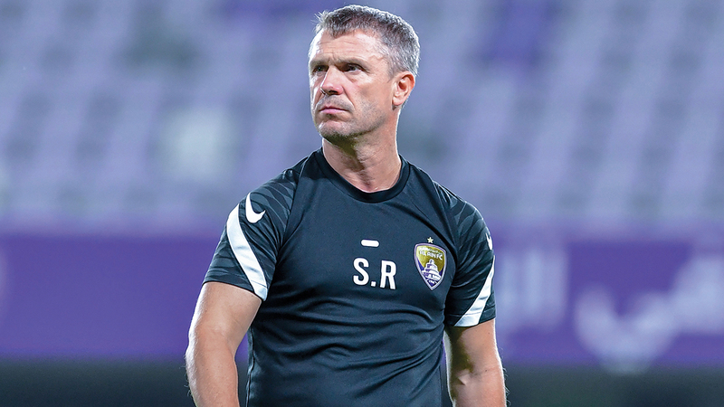 مدرب العين ريبروف.   من المصدر