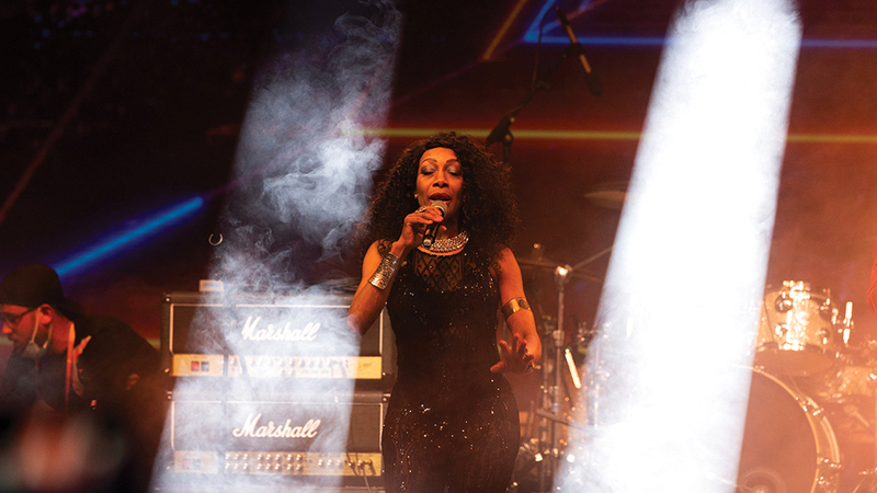 ميزي وليامز قدمت عدداً من الأغنيات خلال الحفل.	   من المصدر