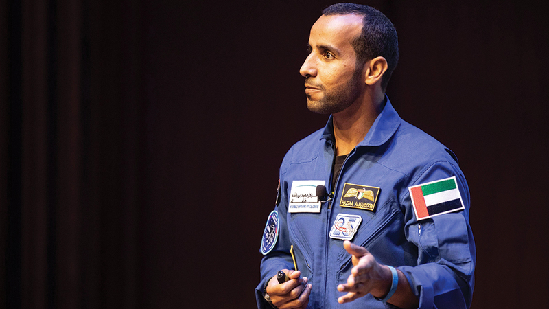 هزاع المنصوري حل ضيفاً على المعرض أكثر من مرة.   من المصدر