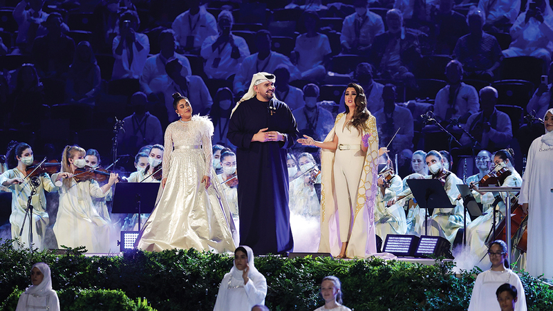 حسين الجسمي «سفير إكسبو» سيعود للغناء الليلة في ساحة الوصل.