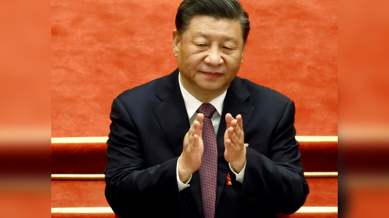 الرئيس الصيني يعتبر نفسه شريكاً لروسيا في تحدي أميركا.   رويترز