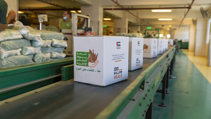 حملة رمضان السابق وزّعت 220 مليون وجبة.   أرشيفية