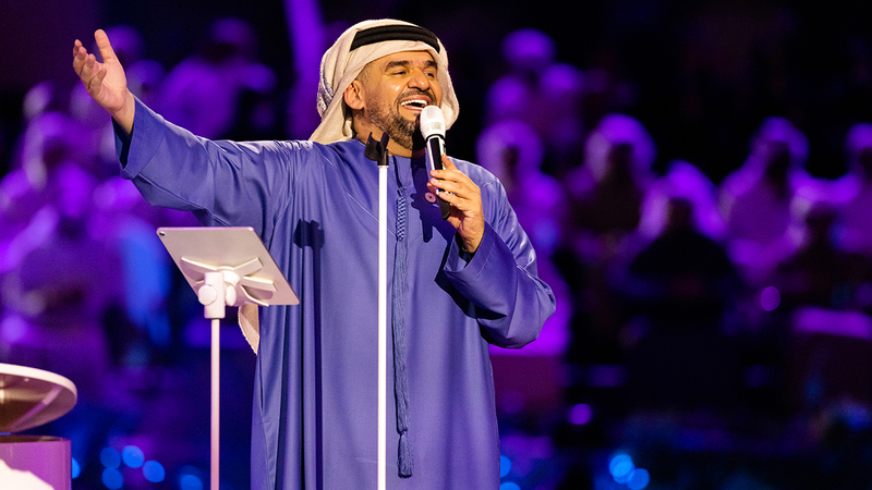 الجسمي عزف وغنى بالخليجية والمصرية.. وبالتركية أيضاً.   من المصدر