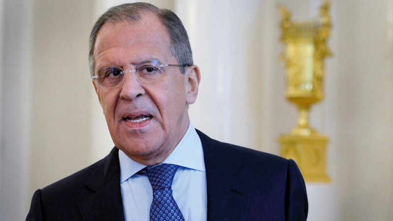 لافروف حذر من أن العقوبات الأخيرة ضد روسيا يمكن أن تقوّض المفاوضات النهائية إذا لم يتم إصدار استثناءات للتجارة بين روسيا وإيران.   أرشيفية