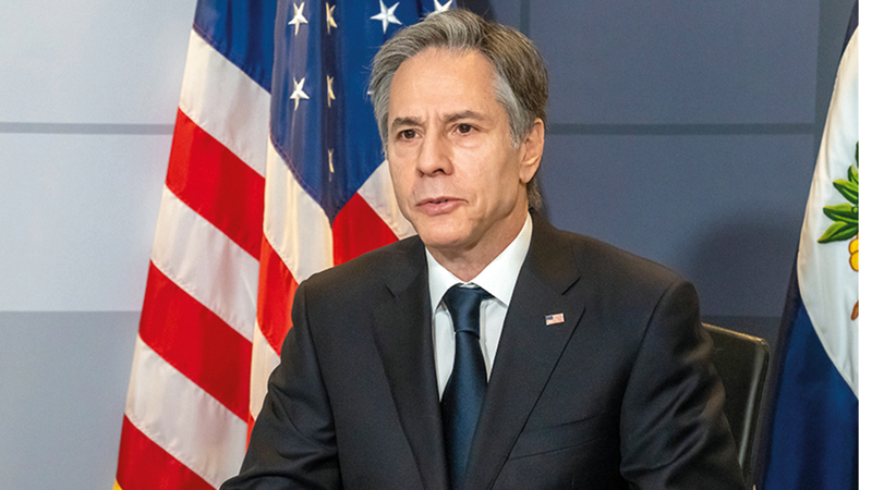 بلينكن رفض مطالب روسيا الجديدة باعتبارها «بعيدة الصلة» عن الاتفاقية.   أرشيفية