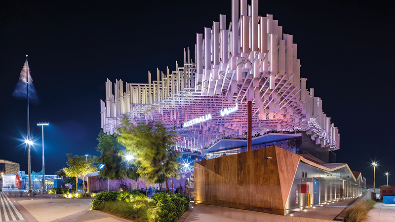 جناح أستراليا يقدم برنامجاً حافلاً في المعرض.   من المصدر