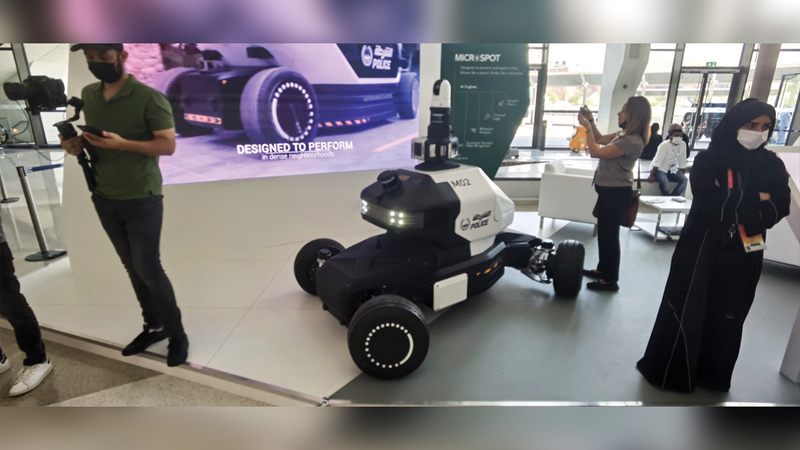 شرطة دبي توظّف تقنيات المستقبل في العمل الأمني.   من المصدر