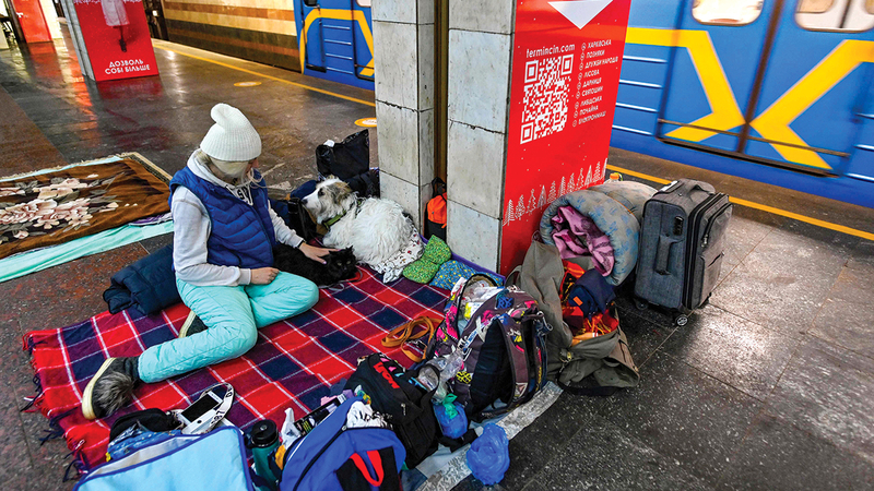 محطة مترو الأنفاق أكثر أماناً من سطح الأرض.   من المصدر