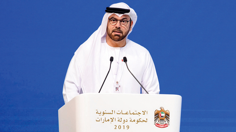 وزير شؤون مجلس الوزراء رئيس مؤسسة القمة العالمية للحكومات: محمد عبد الله القرقاوي.