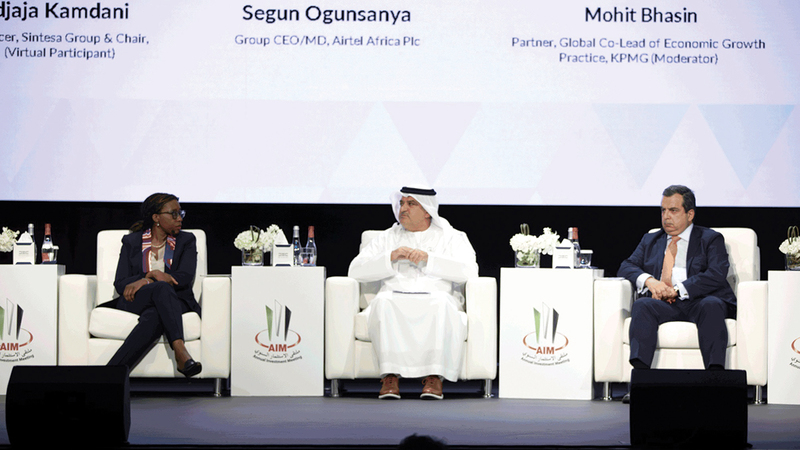 فعاليات ملتقى الاستثمار السنوي تعقد بمشاركة أكثر من 174 دولة.   من المصدر