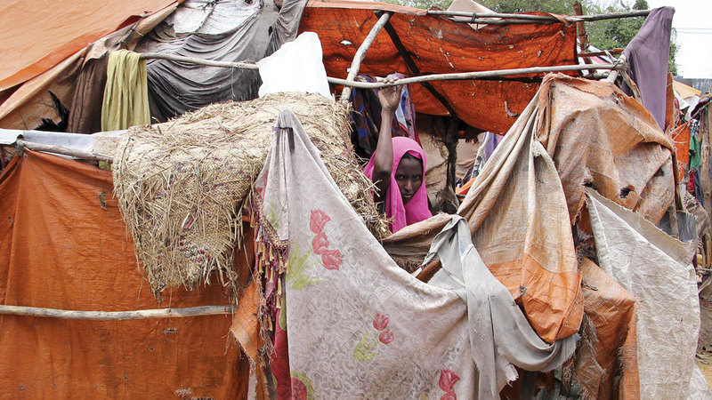 ارتفاع أعداد من يموتون جوعاً في الصومال.  من المصدر