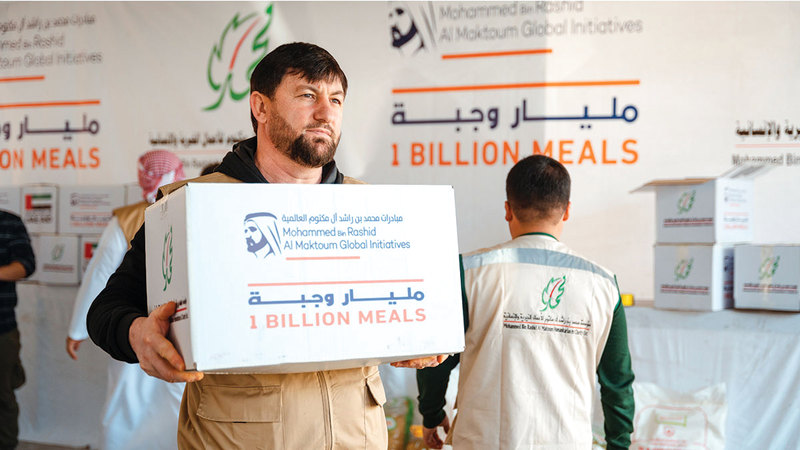 المبادرة تنظمها مبادرات محمد بن راشد آل مكتوم العالمية لدعم جهود التصدي لتحدي الجوع.   من المصدر