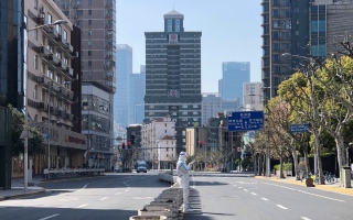 الصورة: ما يحدث لمدينة شنغهاي الصينية يقلق العالم