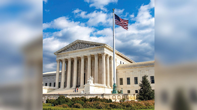 المحكمة العليا هي أعلى هيئة قضائية في أميركا.   أرشيفية