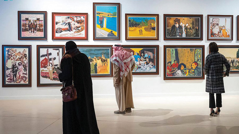 الحدث الفني الجديد يأتي بعد أول نسخة من بينالي الفن المعاصر في السعودية.   واس