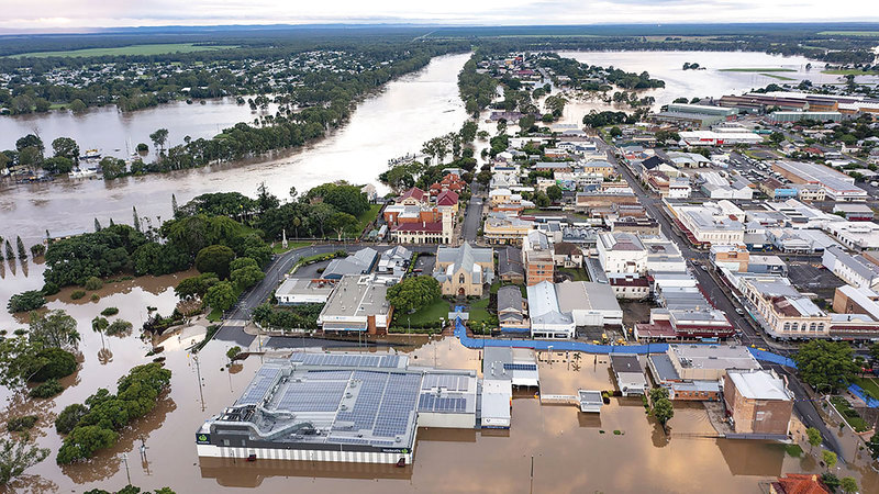 الفيضانات مصدر مهدّد للبيئة في أستراليا.   أرشيفية