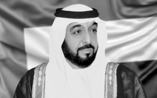الصورة: "ذكرى وفاة الشيخ خليفة" تتصدر "إكس".. "عامان على رحيل قائد التمكين"