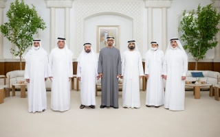 الصورة: "الأعلى للإتحاد" ينتخب محمد بن زايد رئيساً لدولة الإمارات.. صور