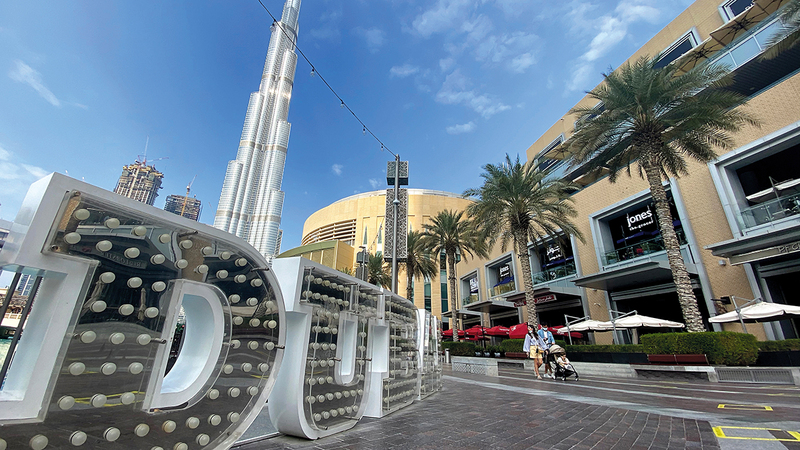 مبيعات المستأجرين القياسية في دبي مول تجاوزت نتائج 2019.   أرشيفية