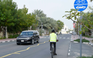 الصورة: "طرق دبي" تنفذ مشروع التنقل المرن في منطقتي البرشاء 1 و2