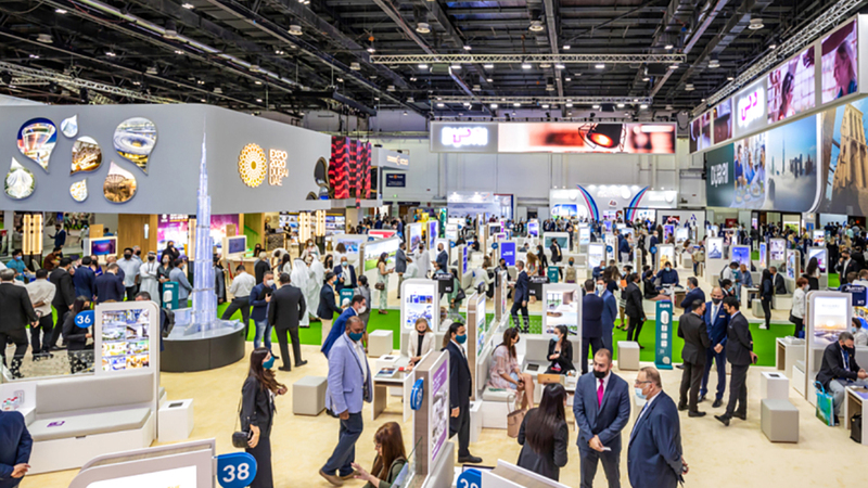 فعاليات «سوق السفر العربي 2022» اختُتمت في دبي أخيراً. أرشيفية